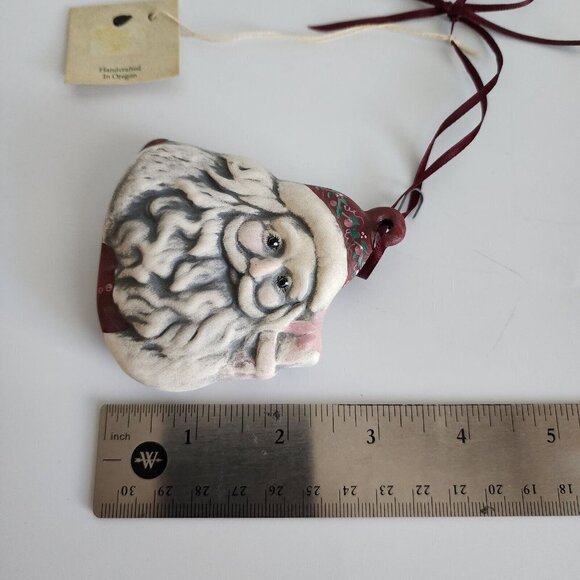 Hungry Hill Crafts, Inc. Bearded Father Christmas Santa Claus Christmas Ornament - Picture 6 of 7